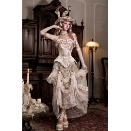 Cupid's Poetry Box Long Skirt by Blood Supply (BSY161LSK)